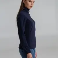 Толстовка флисовая женская Frontflip темно-синяя, размер XS