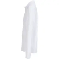 Рубашка поло унисекс с длинным рукавом Pacific LSL, белая, размер 5XL