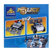 Конструктор блочный &laquo;Полицейский транспорт&raquo;, 10 видов, МИКС