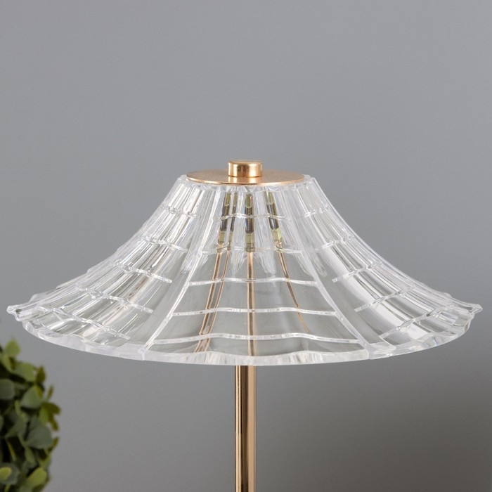 Настольная лампа сенсорная Настольная лампа сенсорная "Джемма" LED 10Вт АКБ золото 20х20х32 см