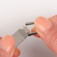 Пуллер для молнии, металлический, 3,7 &times; 1,25 см, 5 шт, цвет серебряный