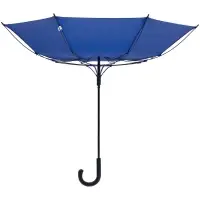 Зонт-трость Undercolor с цветными спицами, синий Зонт-трость Undercolor с цветными спицами, синий