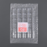 Органайзер для декора, 24 ячейки, 18 &times; 12 &times; 2,4 см, цвет прозрачный