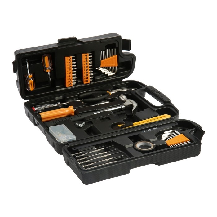 Набор инструментов универсальный для дома DEKO DKMT142, в кейсе, 142 предмета Набор инструментов универсальный для дома DEKO DKMT142, в кейсе, 142 предмета