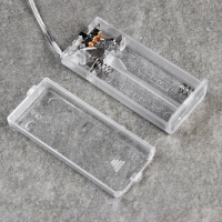 Гирлянда &laquo;Нить&raquo; 1.6 м с насадками &laquo;Шарики со звездой&raquo;, IP20, серебристая нить, 15 LED, батарейки ААх2 (нет в комплекте), свечение мульти