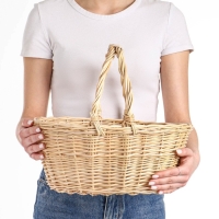 Корзина «Для яблок», дно:19×26 см, верх:30×35 см, H=15/35 см, ручное плетение, ива Корзина «Для яблок», дно:19×26 см, верх:30×35 см, H=15/35 см, ручное плетение, ива