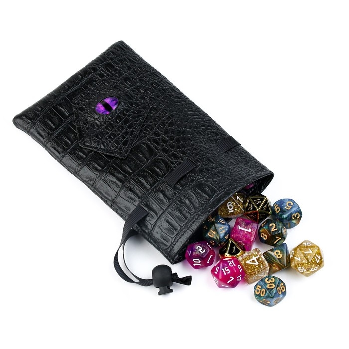 Мешочек для дайсов, костей "Драконий глаз"