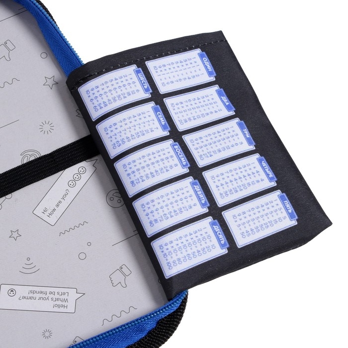 Пенал 1 секция 140 х 210 х 40 мм, откидной карман и косметичка, тканевый, Calligrata TOP Content Пенал 1 секция 140 х 210 х 40 мм, откидной карман и косметичка, тканевый, Calligrata TOP Content "Робот"