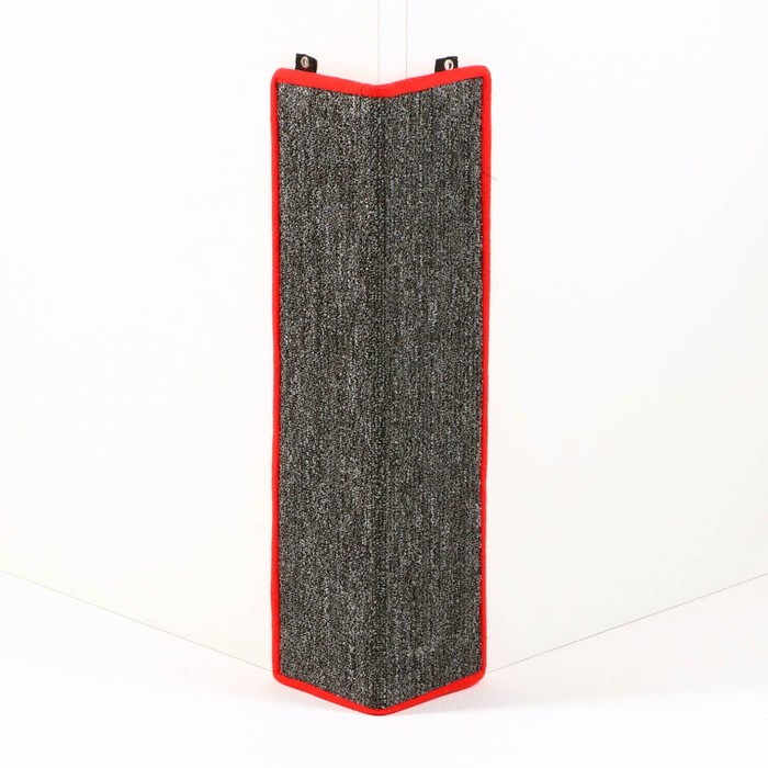 Когтеточка  угловая средняя, ковролиновая с пропиткой, 57 х 13 см, микс цветов