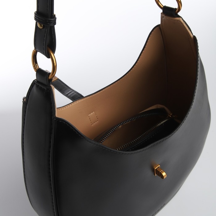 Сумка женская TEXTURA, косметичка, средний размер, цвет чёрный Сумка женская TEXTURA, косметичка, средний размер, цвет чёрный