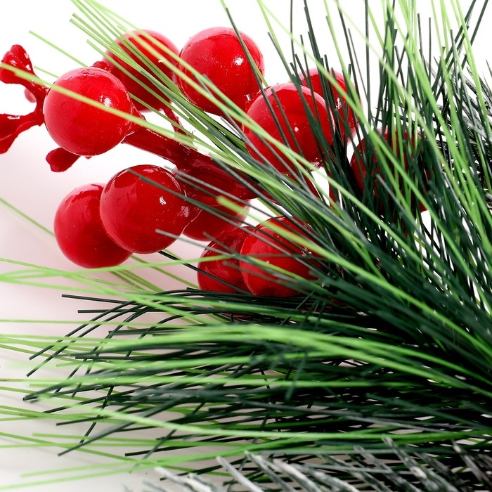 Новогодний декор «Настроение зимой», веточка, 30 × 15 × 6 см Новогодний декор «Настроение зимой», веточка, 30 × 15 × 6 см