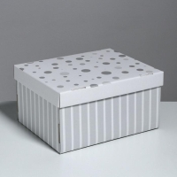 Коробка подарочная складная, упаковка, &laquo;Стильный дом&raquo;, 31 х 25.5 х 16 см