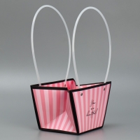 Пакет для цветов &laquo;Нежность&raquo;, 20 х 12 х 20 см