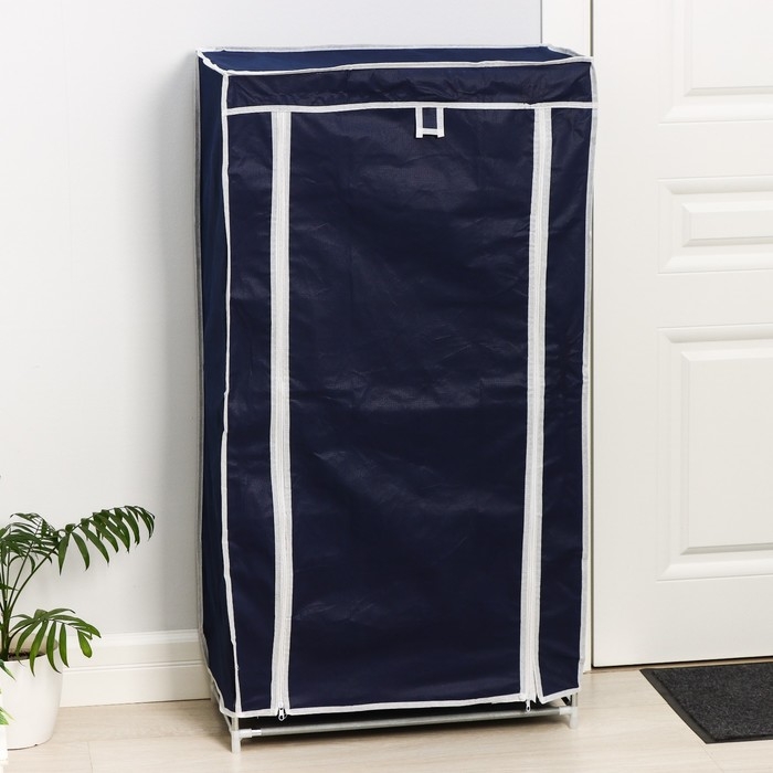 Обувница, 6 ярусов, 57&times;28&times;107 см, цвет синий