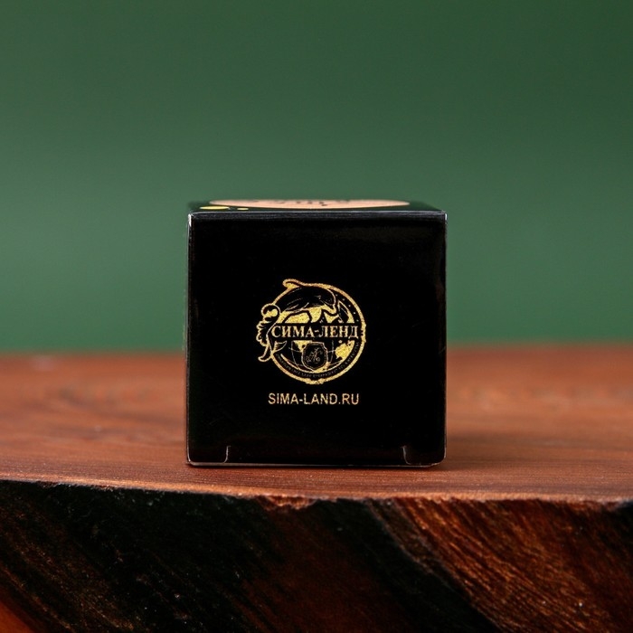 Новогодняя свеча гелевая в стакане Зима это ..&laquo;Новый год: Золотой шик&raquo;, без аромата, скретч-слой, 2,5 х 2,5 х 2,5 см