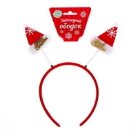 Ободок карнавальный &laquo;Колпачок&raquo; на пружине, МИКС