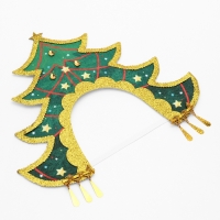 Кокошник карнавальный «Праздничная ёлка», фетр Кокошник карнавальный «Праздничная ёлка», фетр