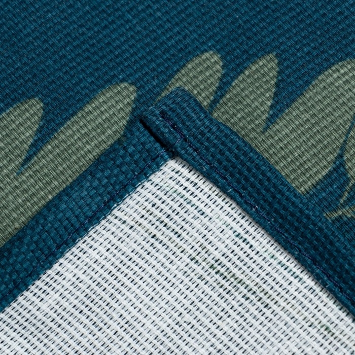 Шторы для кухни Доляна Twilight forest 146х180 см - 2 шт, подхваты - 2 шт, 100% хлопок, 164 г/м2