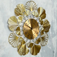 Часы настенные, серия: Ажур, "Варави", плавный ход, 60 х 60 см, d-22 см, Часы настенные, серия: Ажур, "Варави", плавный ход, 60 х 60 см, d-22 см,