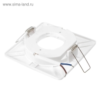 Светильник встраиваемый Ecola 5357, GX53, IP20, 220 В, квадратный, 25x107 мм, белый Светильник встраиваемый Ecola 5357, GX53, IP20, 220 В, квадратный, 25x107 мм, белый