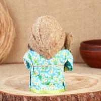 Оберег "Домовой с веником", 15-16 см