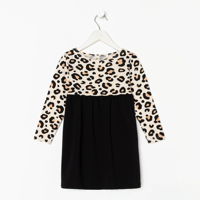 Платье детское с длинным рукавом KAFTAN "Trendy", размер 28 (86-92)