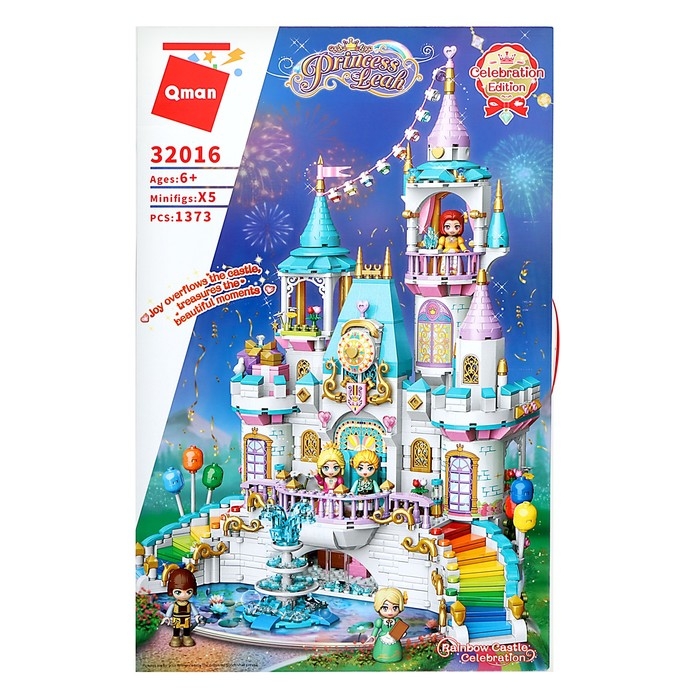 Конструктор Принцессы &laquo;Радужный замок&raquo;, 1373 детали