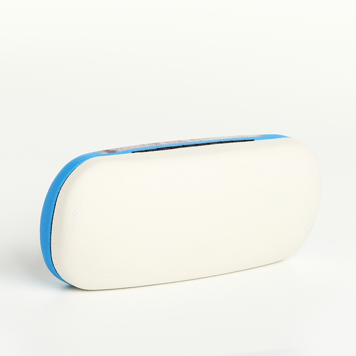 Футляр для очков на хлопушке, длина 16 см, цвет голубой Футляр для очков на хлопушке, длина 16 см, цвет голубой