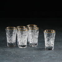 Набор стопок &laquo;Мельница&raquo;, отводка золотом, 35 мл, 6 шт