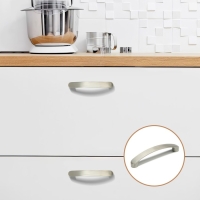 Ручка-скоба ТУНДРА РС133, м/о 96 мм, цвет матовый никель Ручка-скоба ТУНДРА РС133, м/о 96 мм, цвет матовый никель