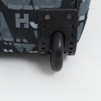 Сумка дорожная на колёсах, отдел на молнии, наружный карман, цвет чёрный/серый Сумка дорожная на колёсах, отдел на молнии, наружный карман, цвет чёрный/серый