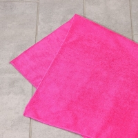 Тряпка для пола Доляна, 220 г/м&sup2;, 50&times;60 см, микрофибра, с оверлоком, цвет МИКС