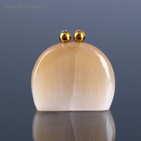 Сувенир &laquo;Кошелек семейного благополучия&raquo;, 4 х4,5 см селенит