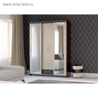 Банкетка НОРД, Тёмно-Коричневый/Белый БАШ