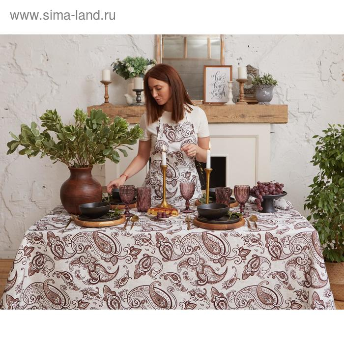 Скатерть "Этель" Восточные узоры 149х110 см, 100% хлопок, саржа 190 г/м2