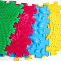 Модульный массажный коврик ОРТО ПАЗЛ «Начинайка», 8 модулей, 4 вида Модульный массажный коврик ОРТО ПАЗЛ «Начинайка», 8 модулей, 4 вида