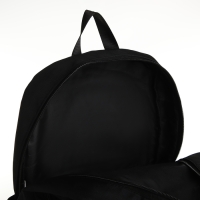 Рюкзак школьный на молнии, 5 карманов, цвет чёрный Рюкзак школьный на молнии, 5 карманов, цвет чёрный