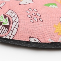 Лежак для животных "Мишка в облаках", 40 х 40 х 10 см, розовый Лежак для животных "Мишка в облаках", 40 х 40 х 10 см, розовый