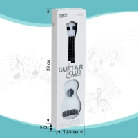 Игрушка музыкальная - гитара &laquo;Стиль&raquo;, 4 струны, 38,5 см., цвет белый