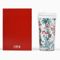 Новый год. Подарочный набор: ежедневник А6 80 листов и термостакан 250 мл &laquo;Мечтай в Новом году&raquo;