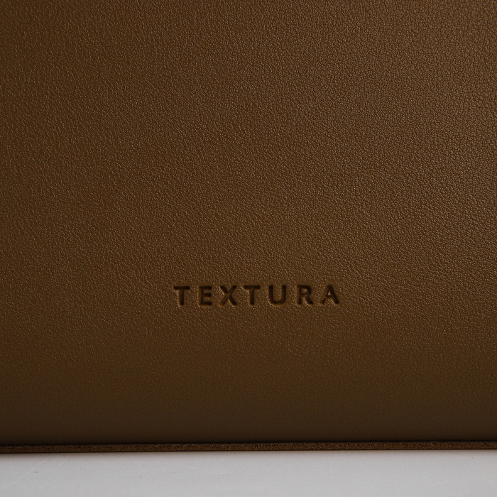 Сумка-шопер женская, TEXTURA, большой размер, цвет коричневый