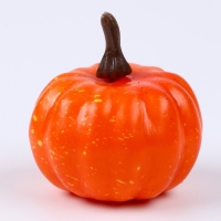 Фигурка для поделок и декора &laquo;Тыква&raquo;, набор 4 шт., размер 1 шт. &mdash; 4,5 &times; 4,5 &times; 5 см, цвет оранжевый