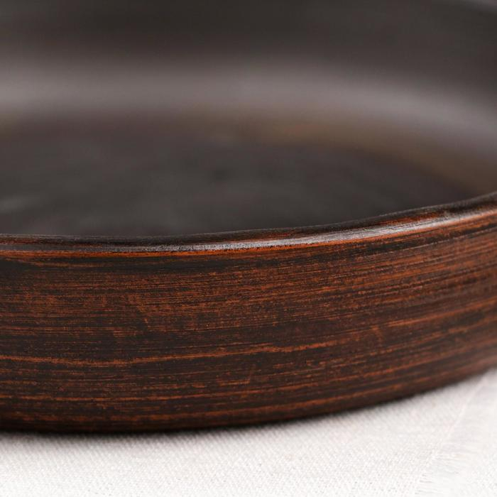 Форма для запекания «Кеци», гладкая, d=18 см, красная глина Форма для запекания «Кеци», гладкая, d=18 см, красная глина