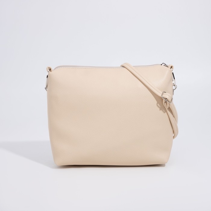 Сумка кросс-боди на молнии, цвет бежевый Сумка кросс-боди на молнии, цвет бежевый