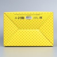 Коробка подарочная сборная, упаковка, &laquo;С Днём рождения&raquo;, 22 х 15 х 10 см