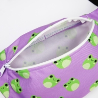 Поясная сумка на молнии, цвет сиреневый Поясная сумка на молнии, цвет сиреневый