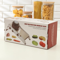 Овощерезка Magistro Stormy, с контролируемым углом нарезания, нержавеющая сталь, 35&times;15&times;14 см, цвет белый