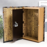 Сейф-книга дерево кожзам "Золотые бабочки в джунглях" 27х18х7 см Сейф-книга дерево кожзам "Золотые бабочки в джунглях" 27х18х7 см