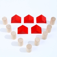 Конструктор деревянный &laquo;Строительный набор. Радужный&raquo;