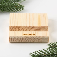 Подставка для телефона новогодний сувенир &laquo;Новый год: Счастья в новом году&raquo;, 8 х 8 х 1,5 см.